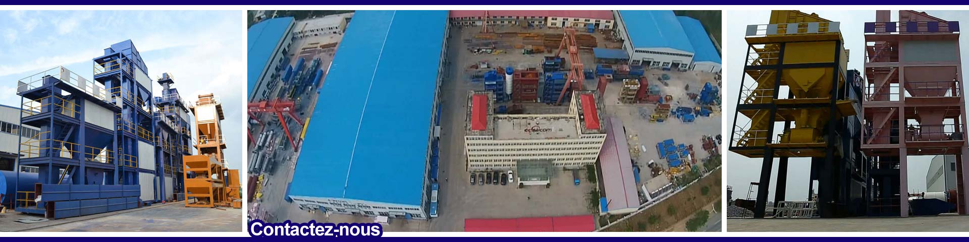 usine de production d'asphalte