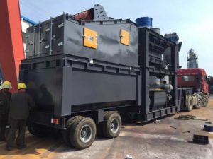 china mobile asphalt mixing plant