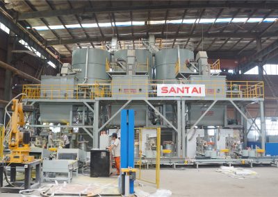 automatic thermoplastic road paint plant